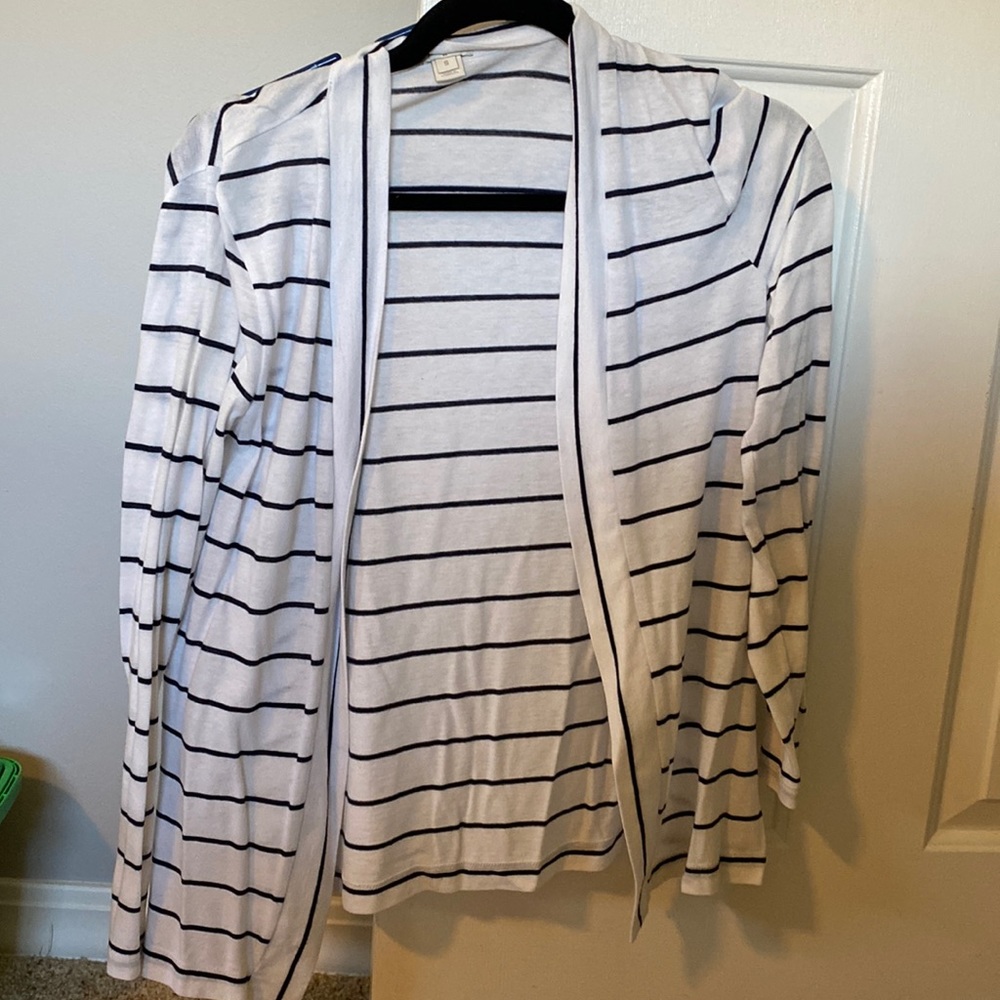 Jcrew cardigan size small striped sweater